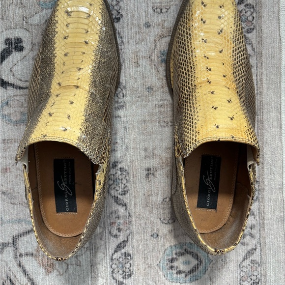 Men's Giorgio Brutini Snakeskin Shoes - Picture 2 of 5